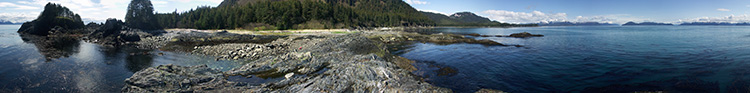Glacier Bay panorama