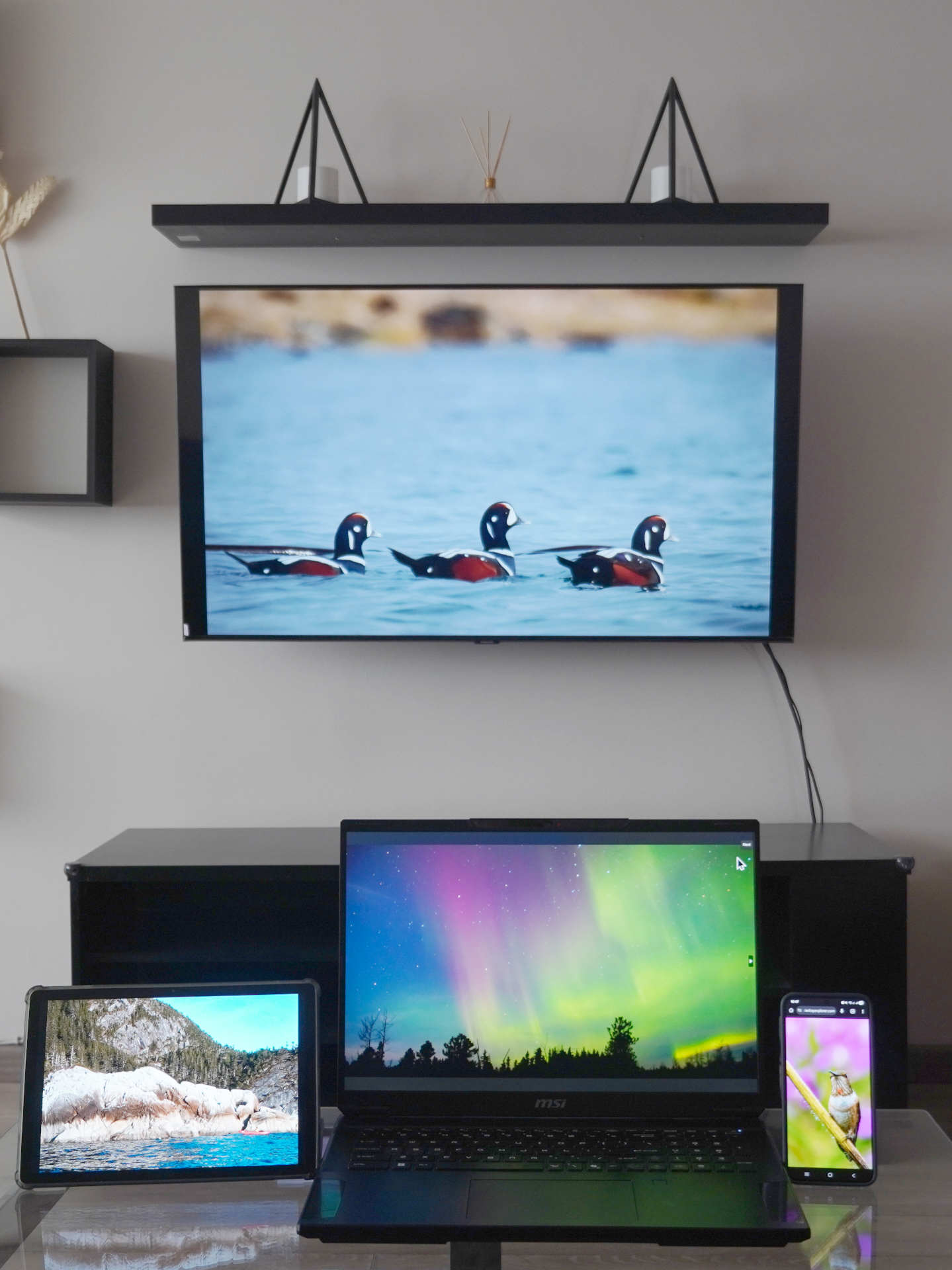 Flash drive horizontal